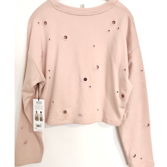 ❌SOLD❌ Alo Yoga Cadence Cropped Sweatshirt NWT - Picture 4 of 9